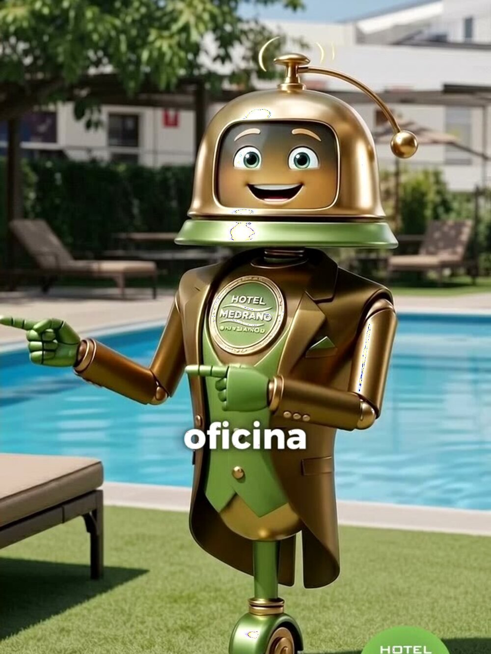 Personaje de marca para Hotel Medrano